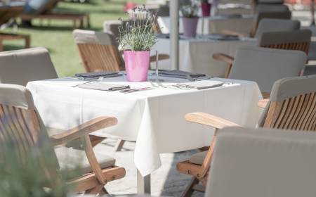 Außenbereich Terrasse Hotel Gorfion