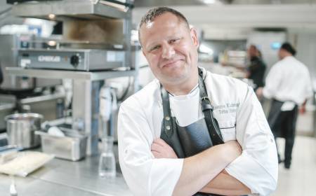 Küchenchef Tobias im Familienhotel Gorfion Liechtenstein