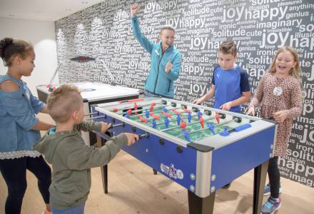 Kinderbetreuung Kickertisch Hotel Gorfion